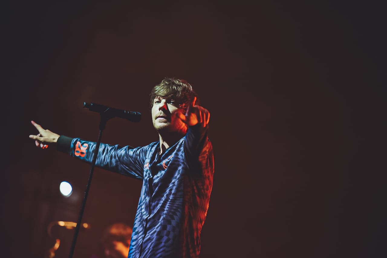 Louis Tomlinson no Espaço Unimed (Foto: Rafael Strabelli / Espaço Unimed)