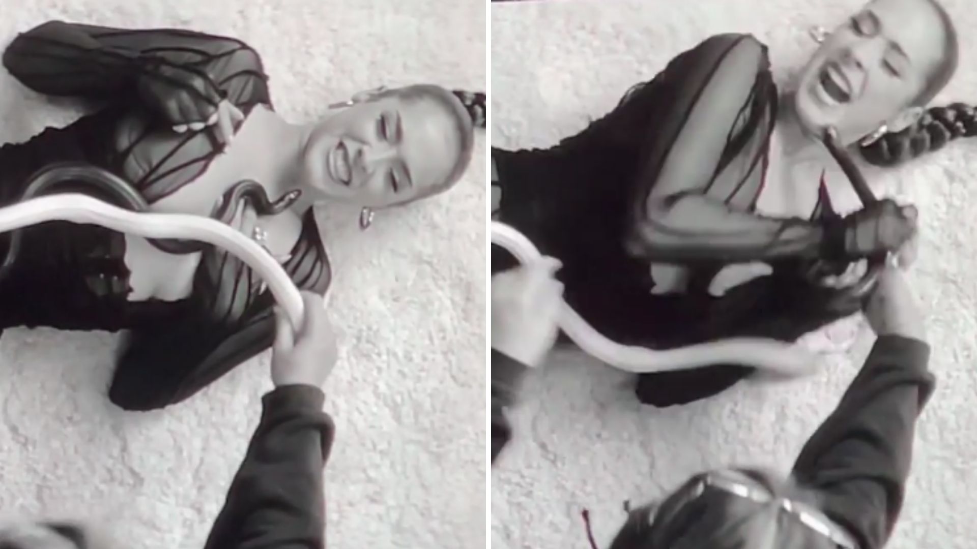 Maeta é mordida por cobra (Foto: Reprodução / Instagram)