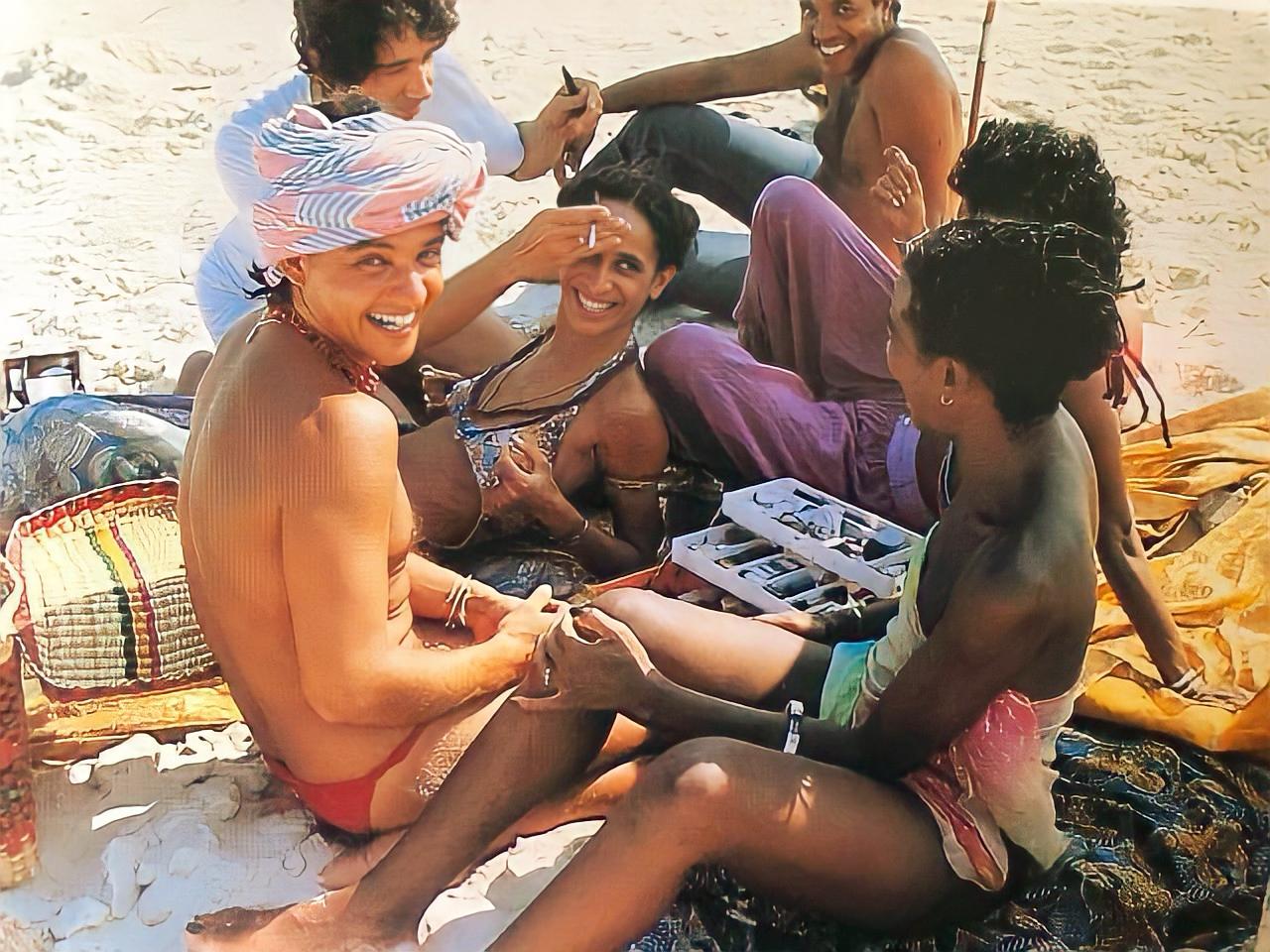 Maria Bethânia, Wally Salomão, Carlos Pietro e Caetano Veloso em fotos de Marisa Alvarez Lima