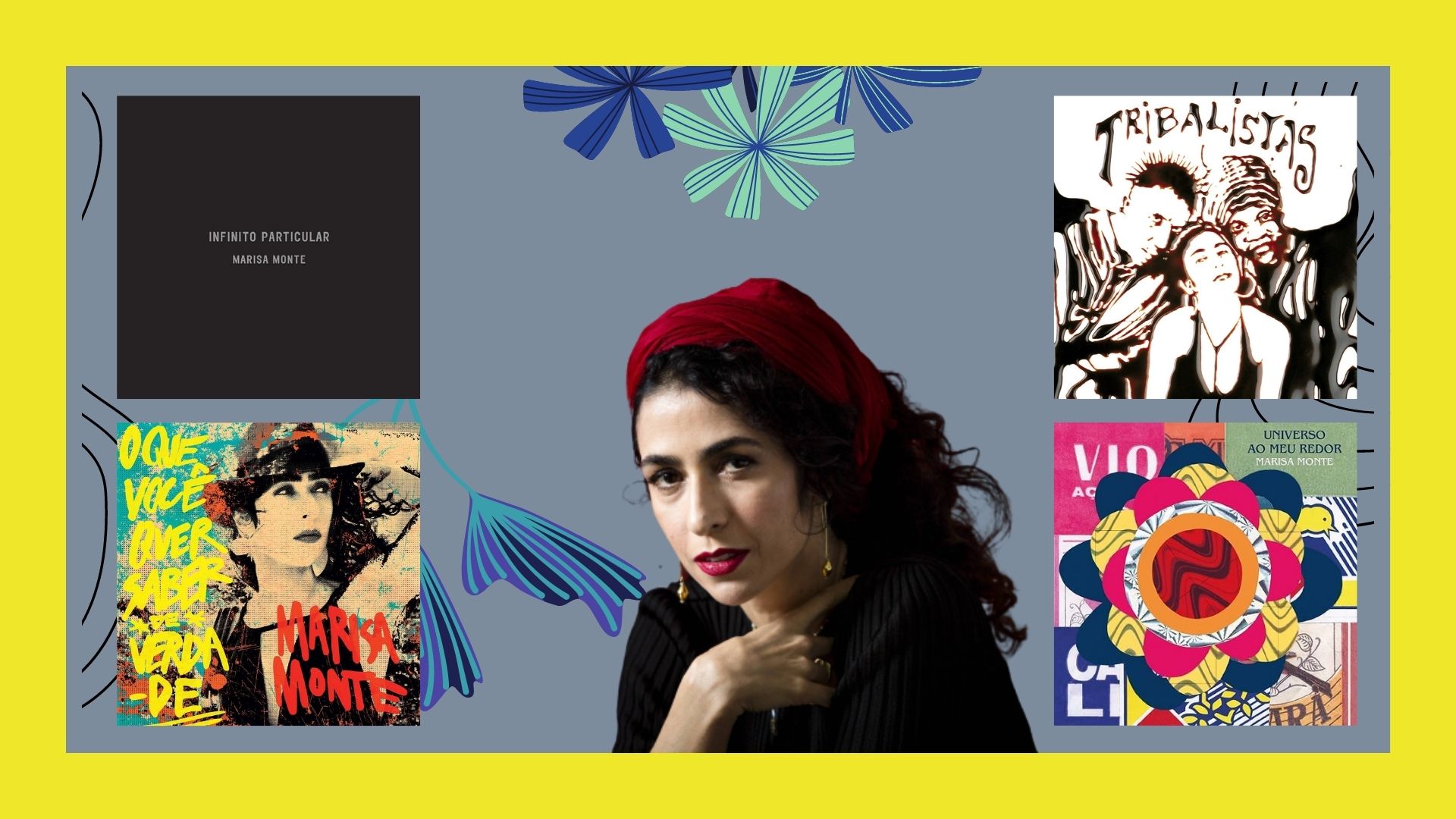 Capas dos álbuns de Marisa Monte, disponíveis em formato vinil por meio da Amazon