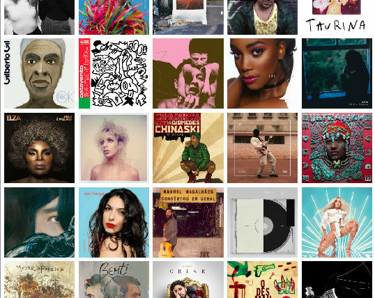 Capa de alguns dos 50 melhores discos nacionais de 2018 (Foto: Montagem)