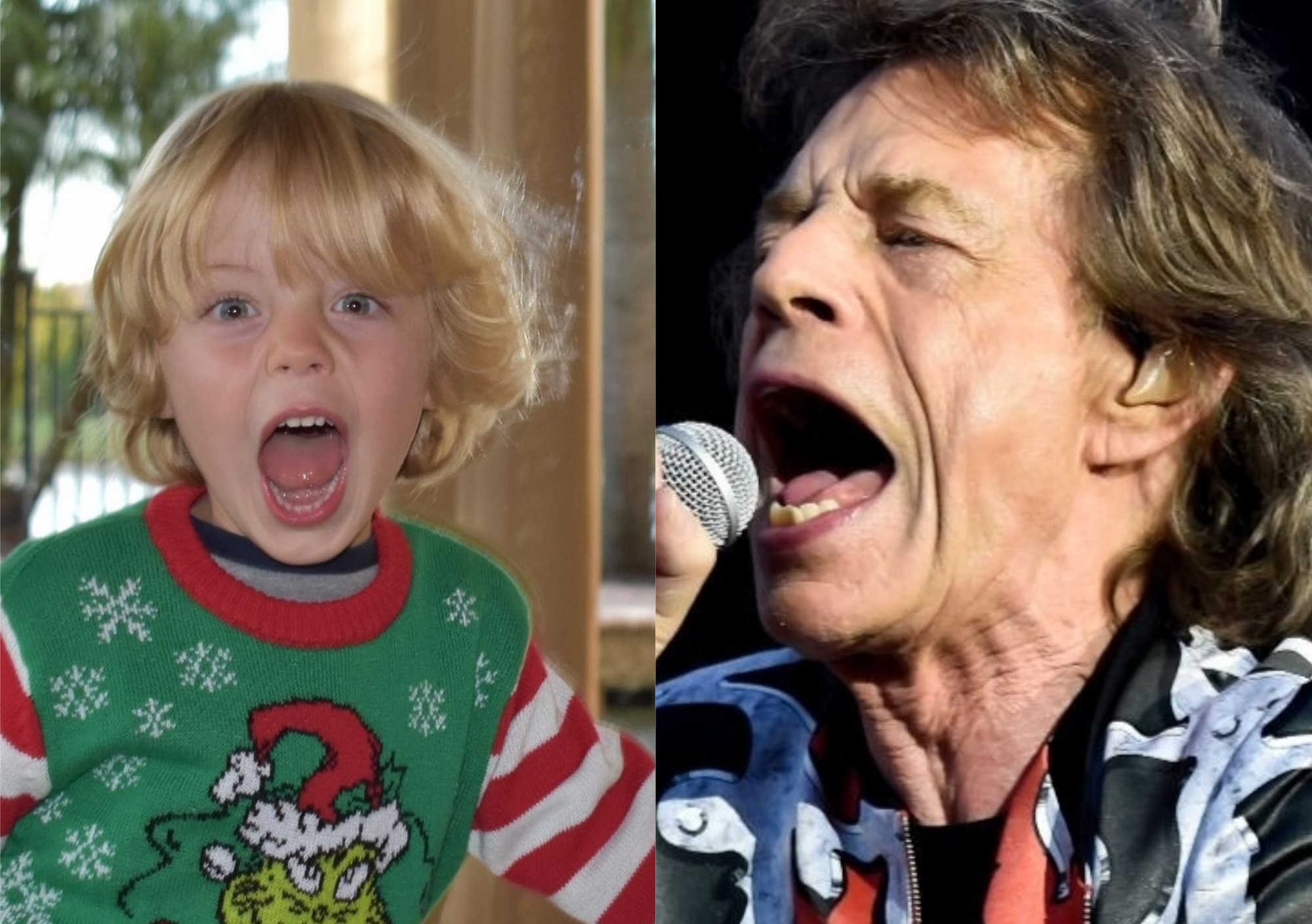 Deveraux (Foto: reprodução/Instagram)/ Mick Jagger (Foto: Vit Simanek / AP Images)