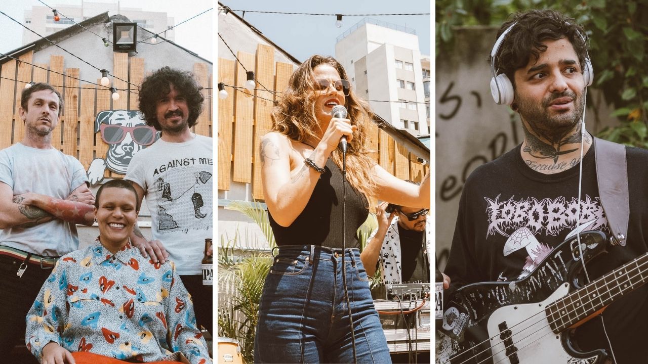 Chuck, Capilé e Jadsa (Foto: Murilo Amancio) | Ana Cañas (Foto: Vitor Peracetta) | Lucas Silveira (Foto: Vitor Peracetta)