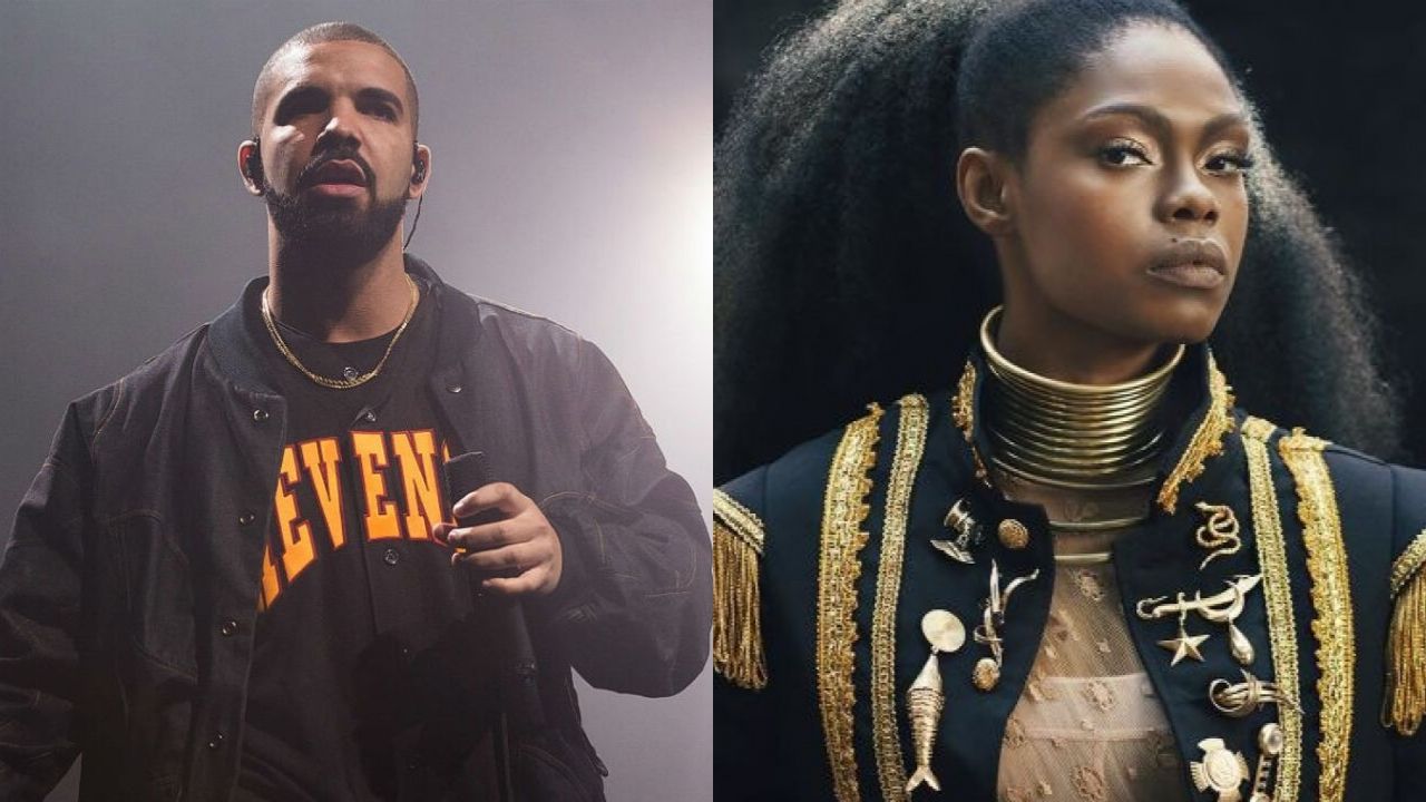 Drake (Foto: Charles Sykes / Invision AP) e Xenia França (Foto: Thomas Arthuzzi)