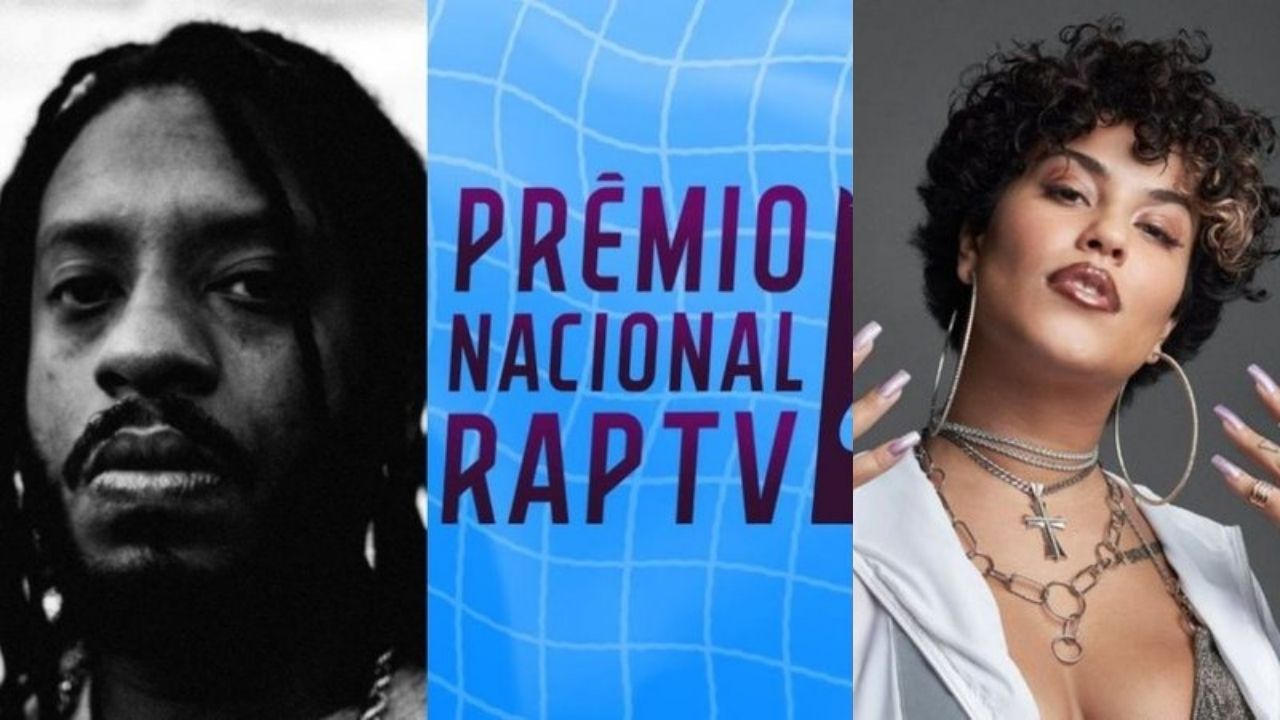 Montagem de BK' (João Victor Medeiros), Prêmio Nacional Rap TV (Divulgação) e Bivolt (Alex Takaki)