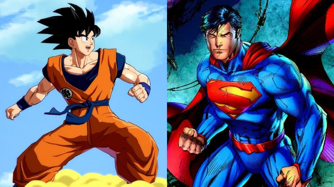 Montagem com Goku e Superman (Foto: Reprodução)