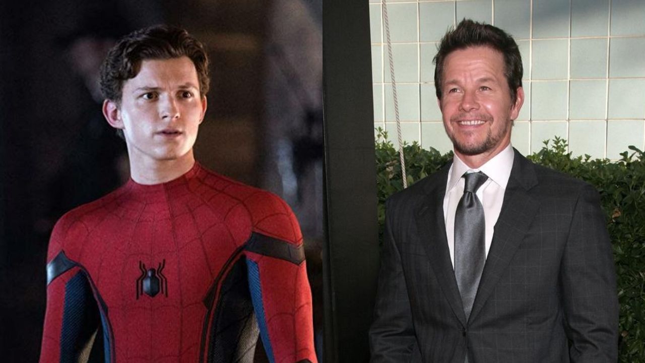 Montagem com Tom Holland (Foto: Jay Maidment / Divulgação) e Mark Wahlberg (Foto: Andy Kropa / AP)
