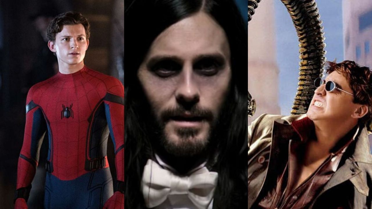 Homem-Aranha, Morbius e Doutor Octopus (Foto: Reprodução)