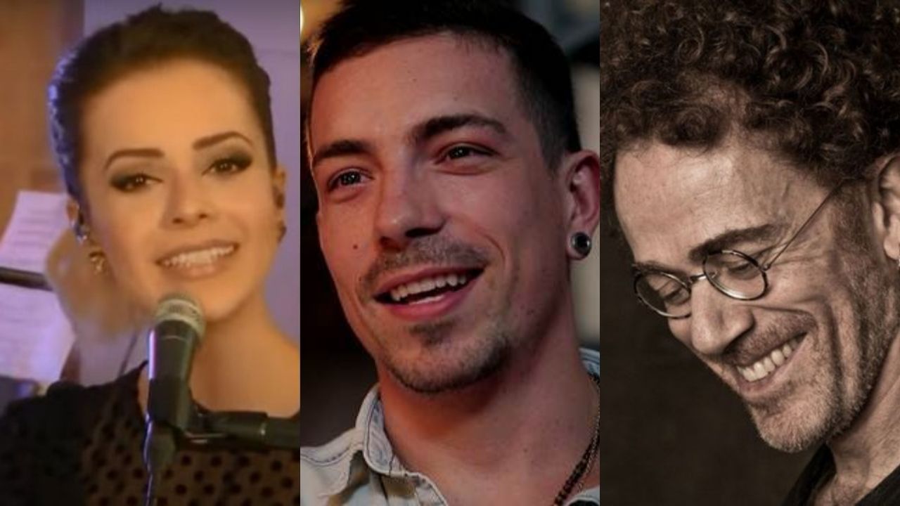 Sandy (Foto: Reprodução), Di Ferrero (Foto: Reprodução) e Nando Reis (Foto: Jorge Bispo)