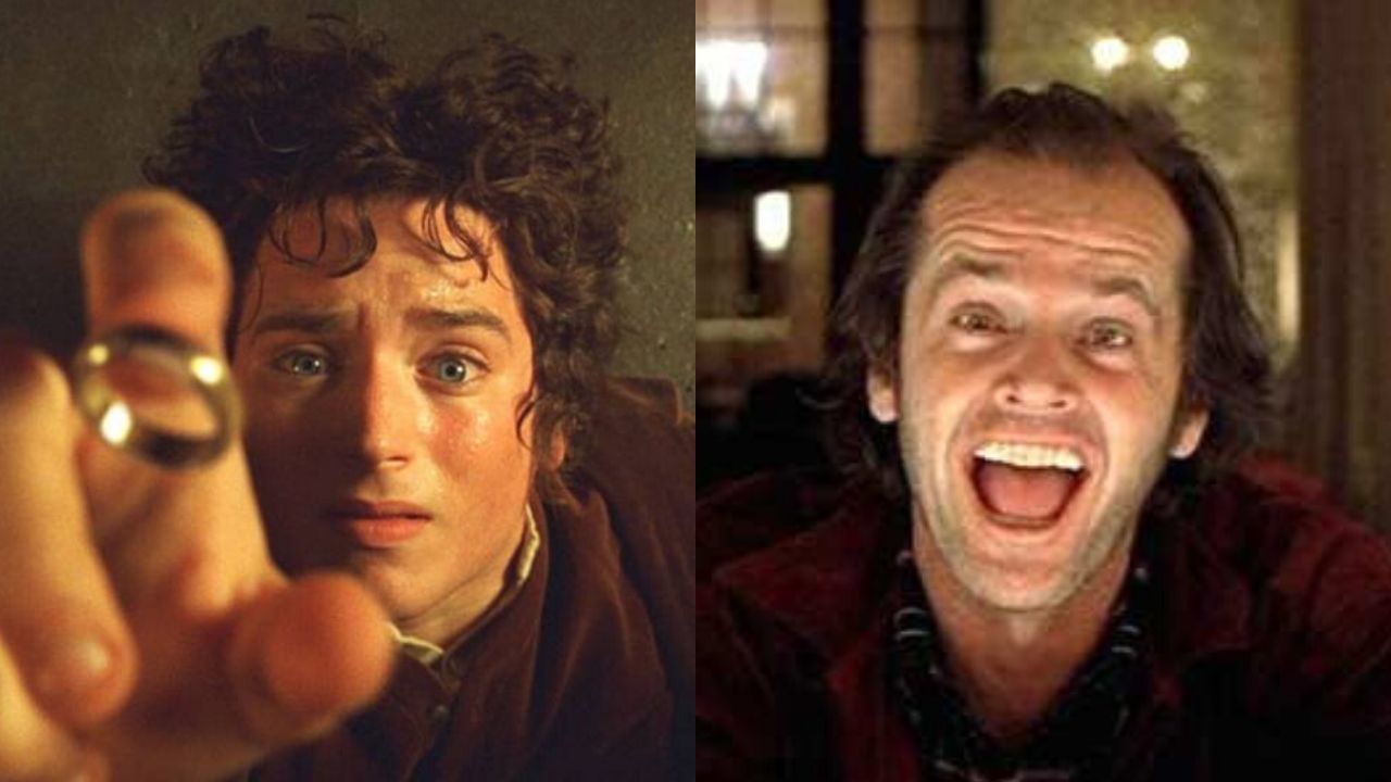 Montagem de O Senhor dos Anéis (Foto: Reprodução) e O Iluminado (Foto: Reprodução)