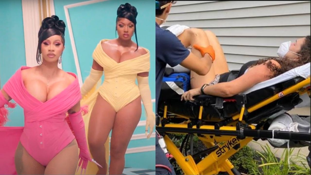 Montagem de "WAP" e Alisson, usuária do TikTok (Foto: Reprodução)