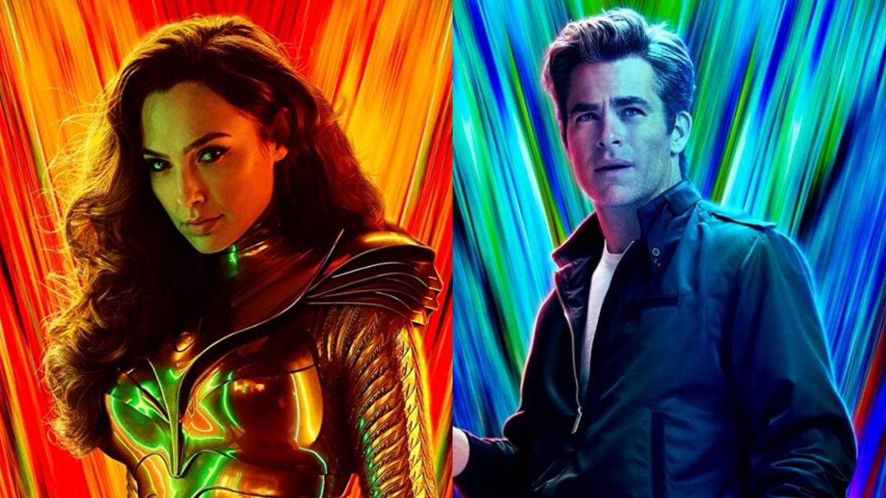Mulher-Maravilha e Steve Trevor (Foto 1: Reprodução/ Warner/ Foto 2: Reprodução/ Warner)