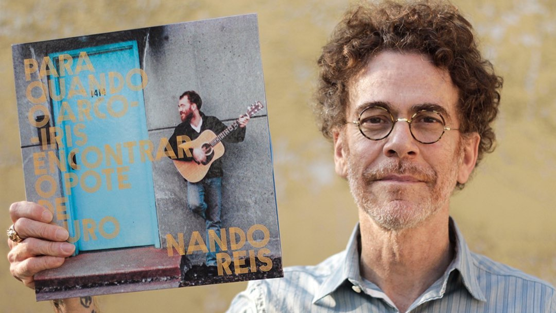 Nando Reis com seu novo LP (Foto: Divulgação)