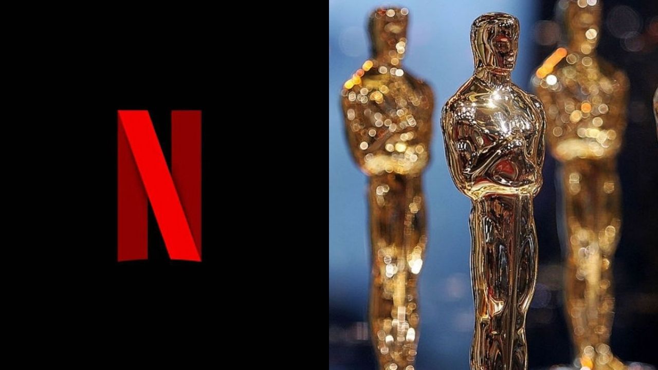 Logo da Netflix e Oscar (Foto 1: Reprodução/Foto 2: Getty Images/Bryan Bedder/Equipe)