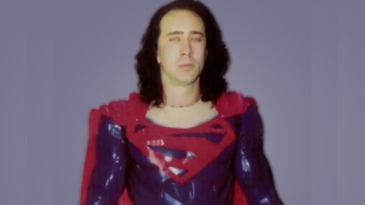 Frame de Nicolas Cage no documentário The Death of 'Superman Lives' What Happened (Foto: Reprodução / YouTube)