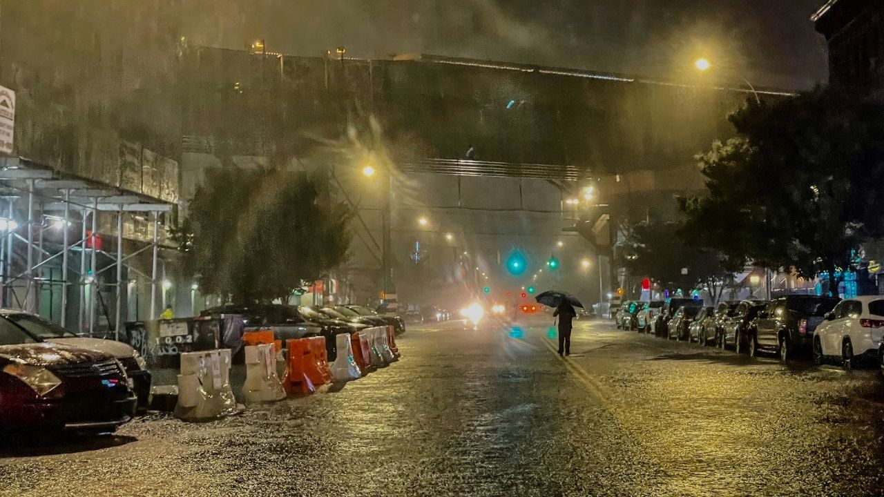 Inundação causada pela tempestade tropical Ida em Nova York (Foto: David Dee Delgado/Getty Images)