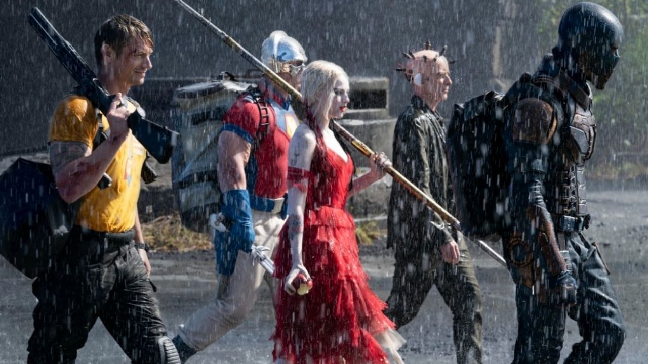 Rick Flag, Pacificador, Arlequina, Pensador e Sanguinário (Foto: Divulgação)