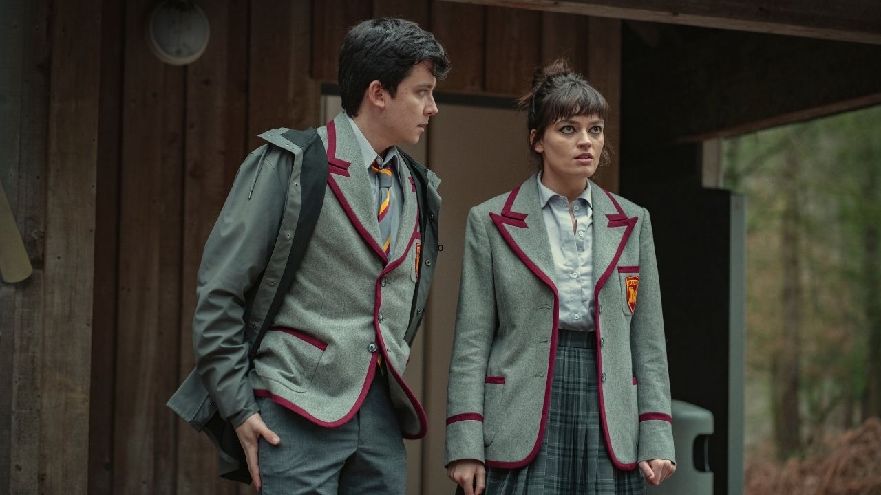 Otis e Maeve em cena de Sex Education, da Netflix (Foto: Sam Taylor/Netflix)