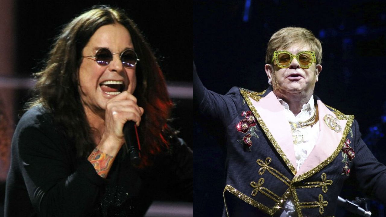 Ozzy Osbourne (Foto: AP Photo / Henry Ray Abrams) / Elton John (Foto: Greg Allen / Invision / AP)