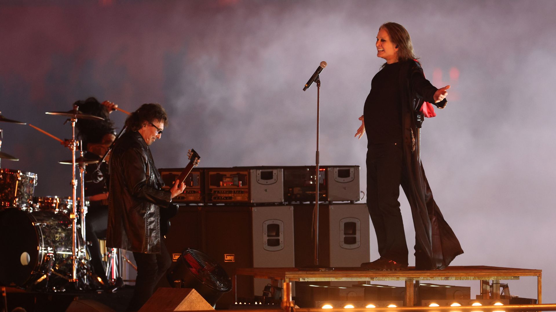 Ozzy Osbourne e Tony Iommi do Black Sabbath (Foto: Getty Images)