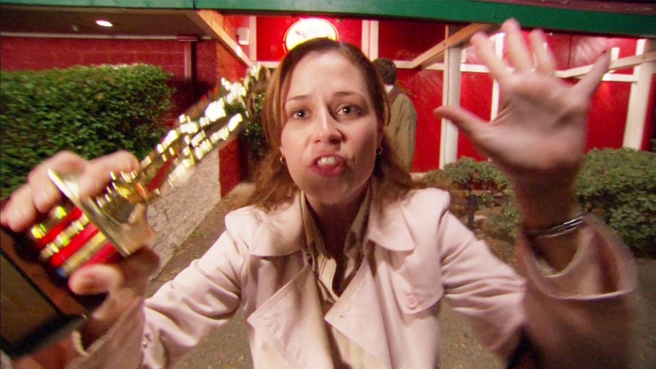 Pam Beesly (Jenna Fischer) em The Office (Foto: Reprodução)