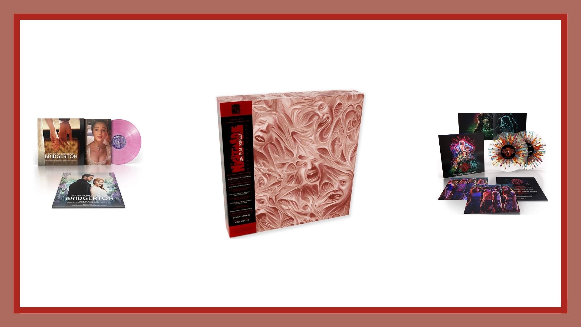 Capas dos discos de vinil disponíveis na Amazon