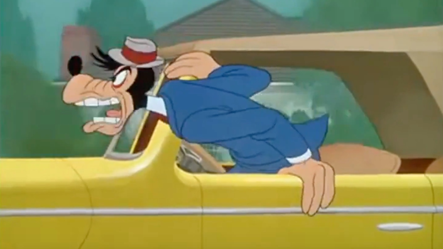 Pateta na animação Motor Mania (Foto:Reprodução)