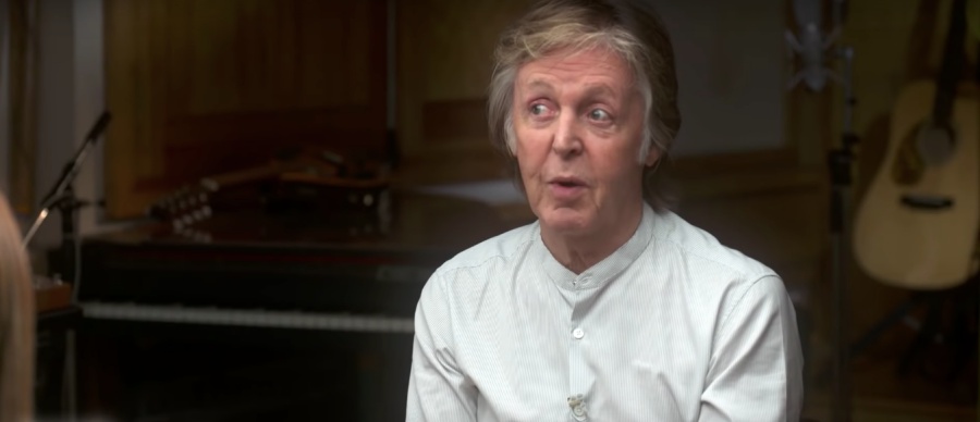 Paul McCartney durante entrevista ao 60 Minutes (Foto: Reprodução/CBS)