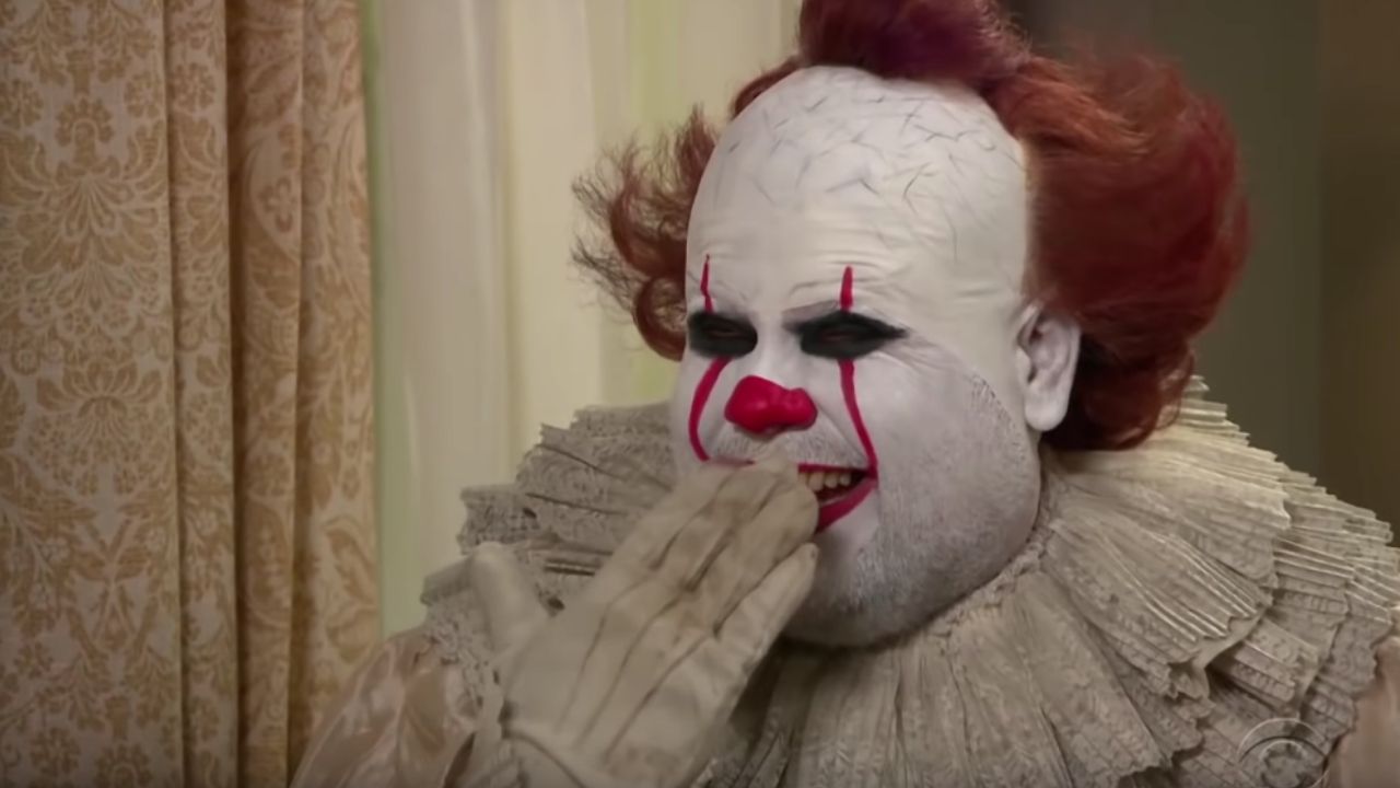 Paródia de It: A Coisa em Late Late show (Foto: Reprodução / YouTube)