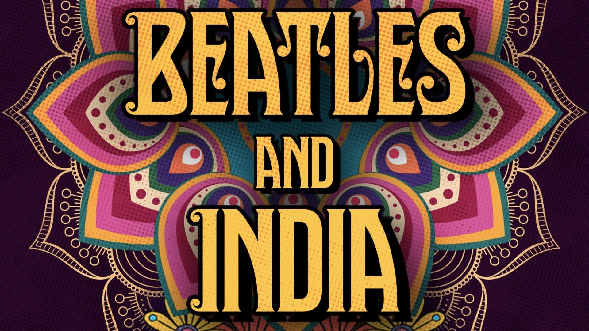 Pôster Os Beatles e a Índia (Foto: Reprodução /Twitter)