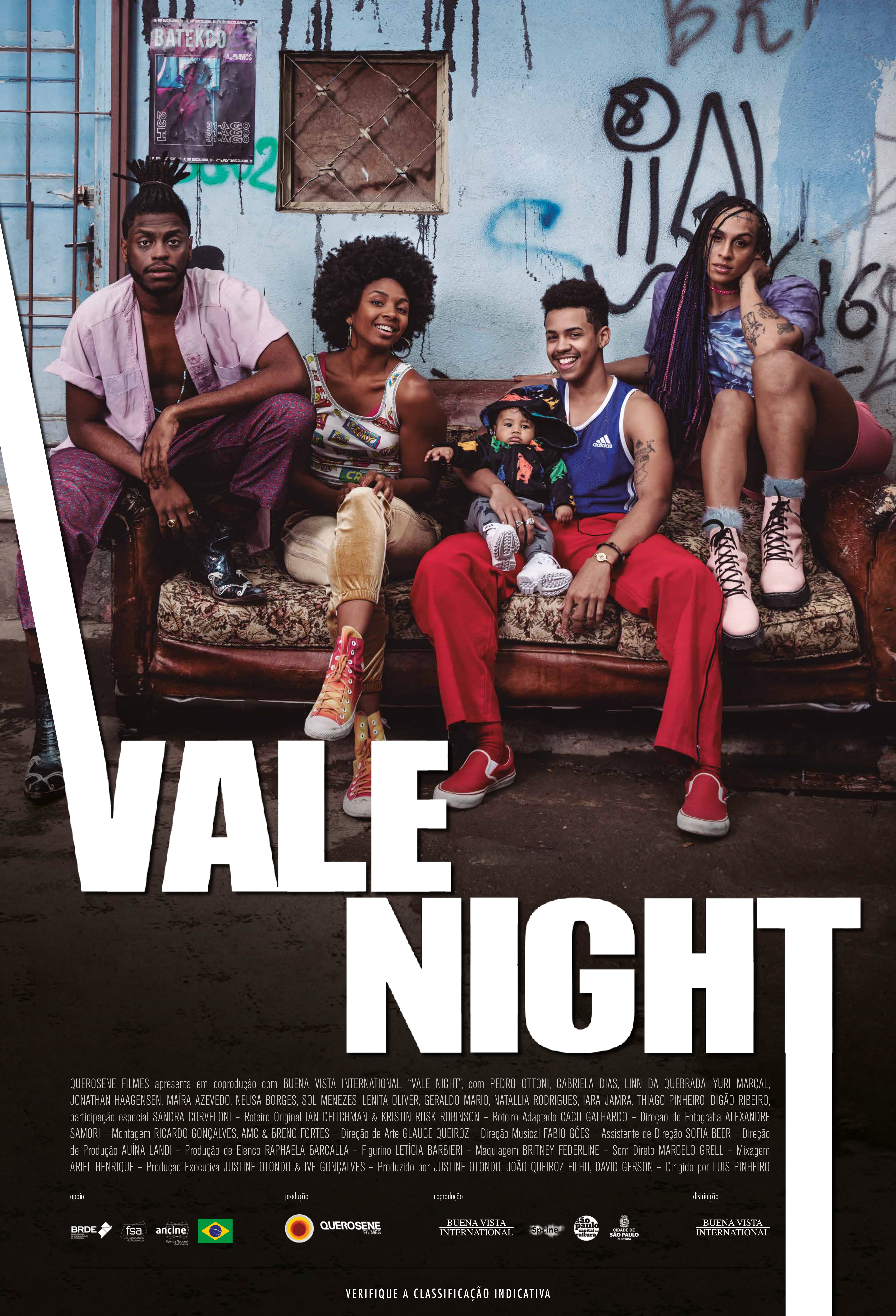 Pôster oficial de Vale Night (Foto Divulgação  Querosene Filmes)