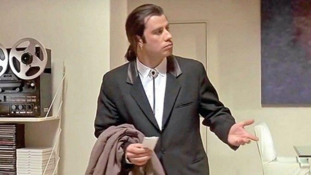 John Travolta em Pulp Fiction (reprodução/vídeo)