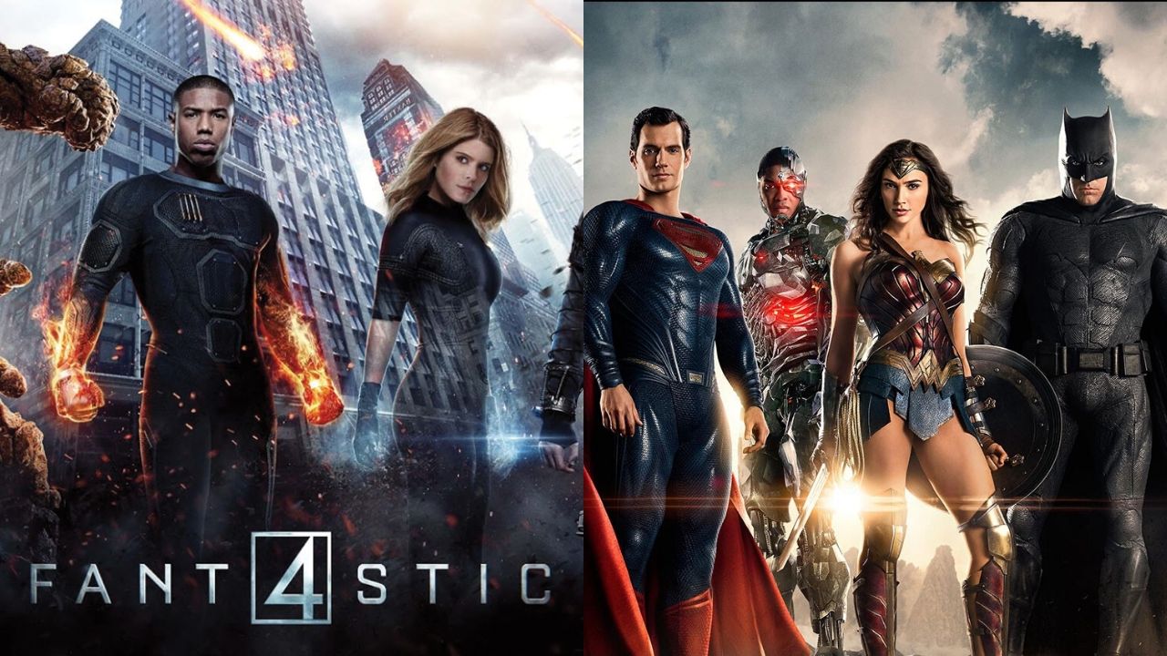 Quarteto Fantástico e Liga da Justiça (Foto: Reprodução)