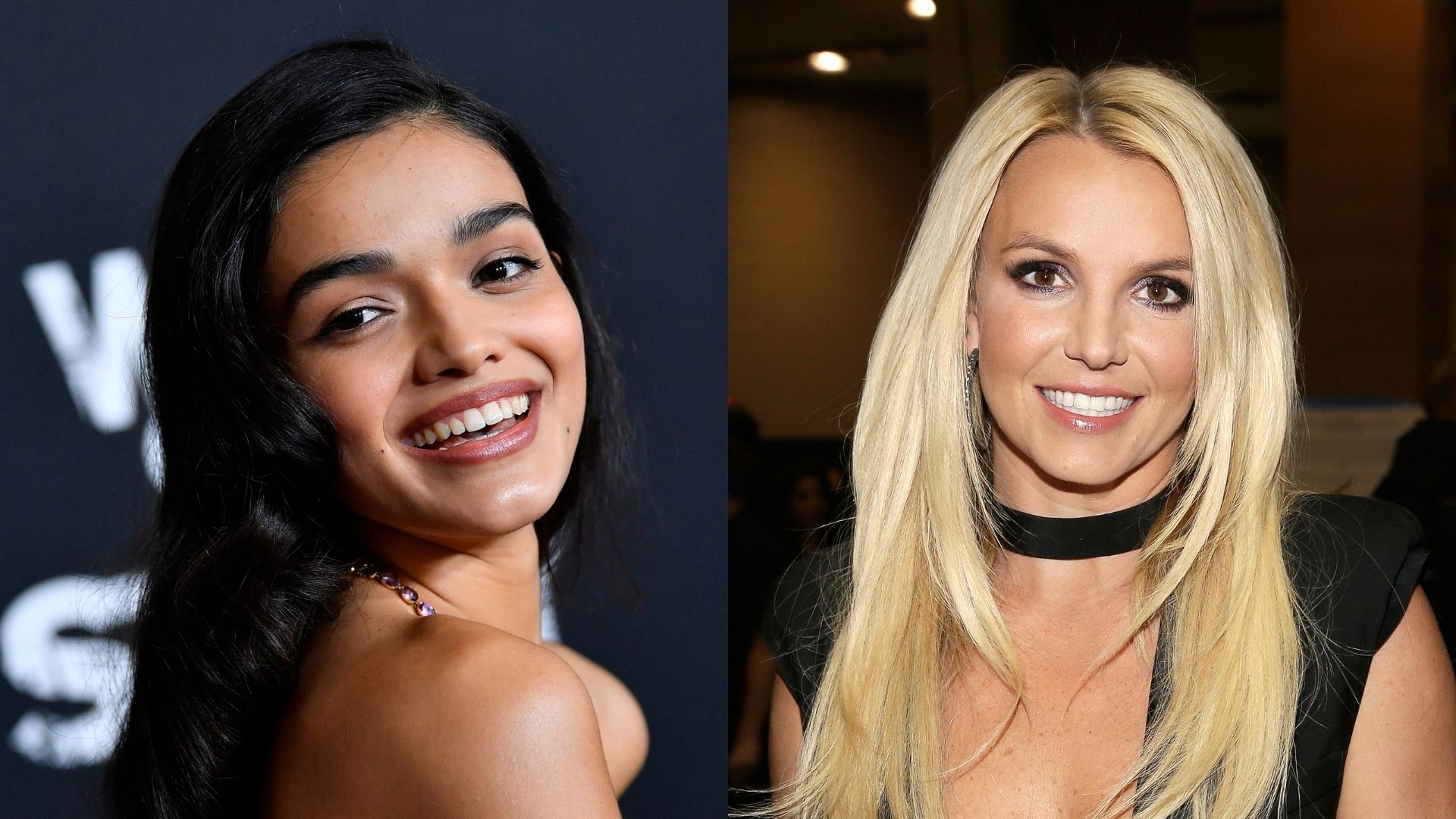 Rachel Zegler (Foto: Roy Rochlin/Getty Images) e Britney Spears (Foto: Isaac Brekken/Getty Images)
