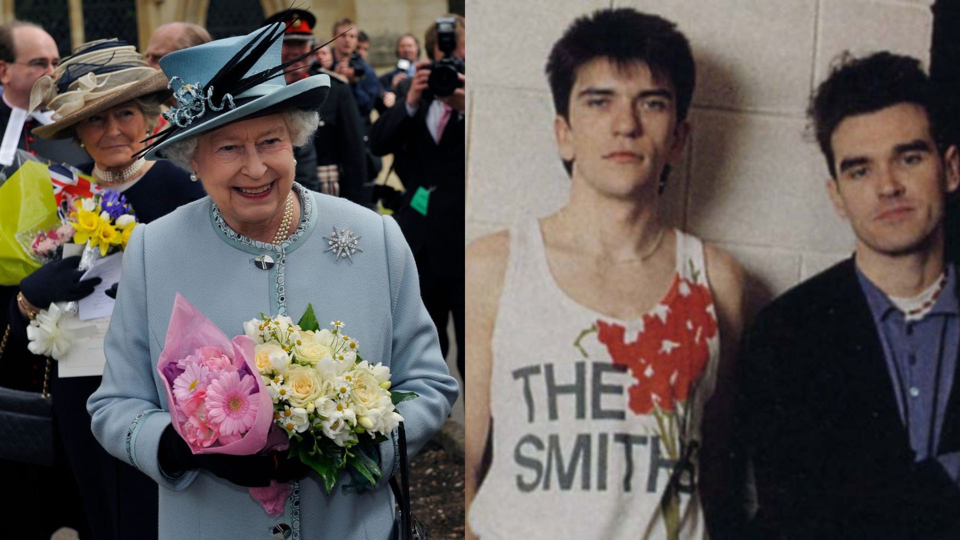 Rainha Elizabeth II (Foto: Getty Images), The Smiths (Foto: Divulgação)