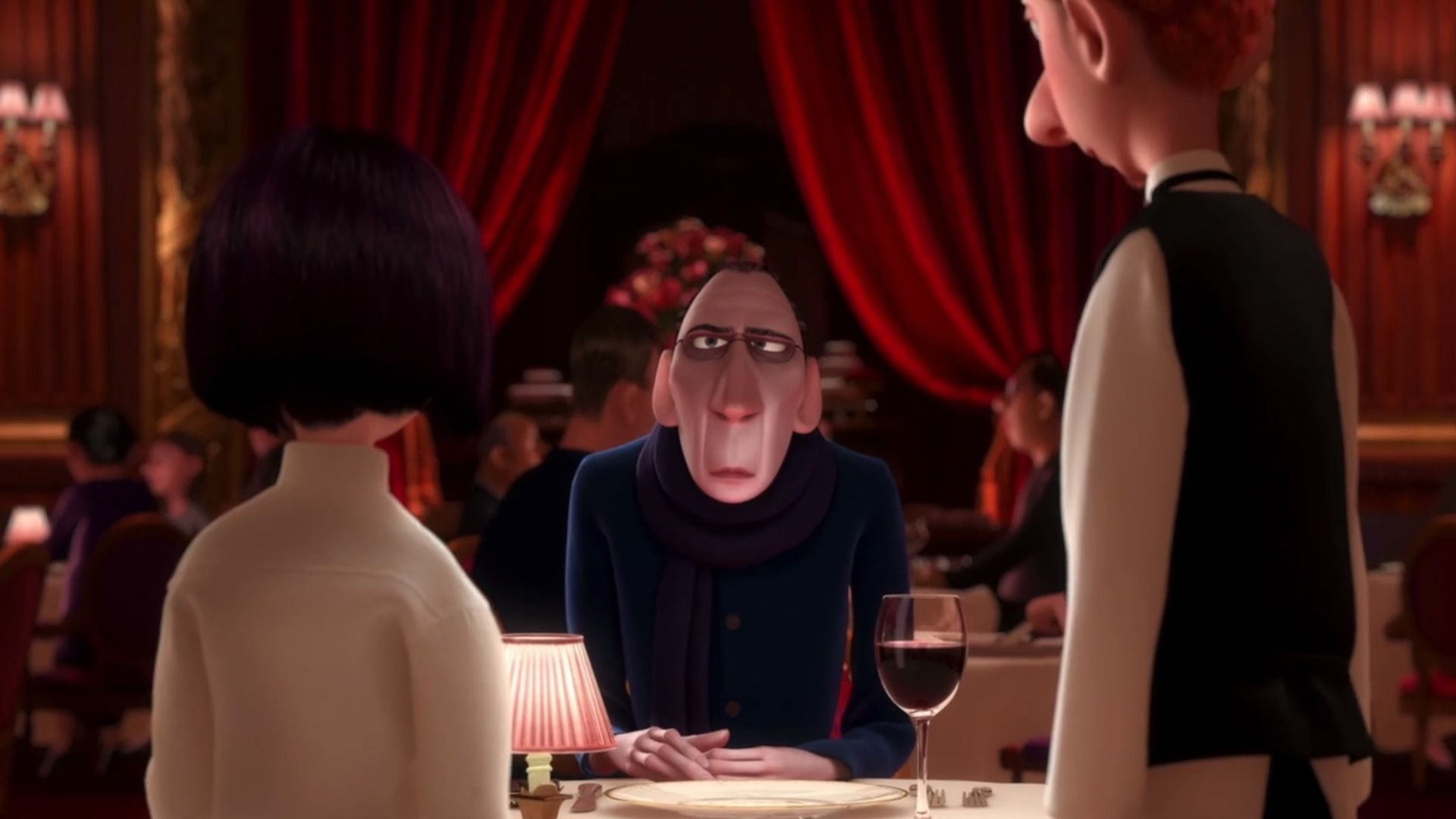 Anton Ego é conhecido como "The Grim Eater" no filme