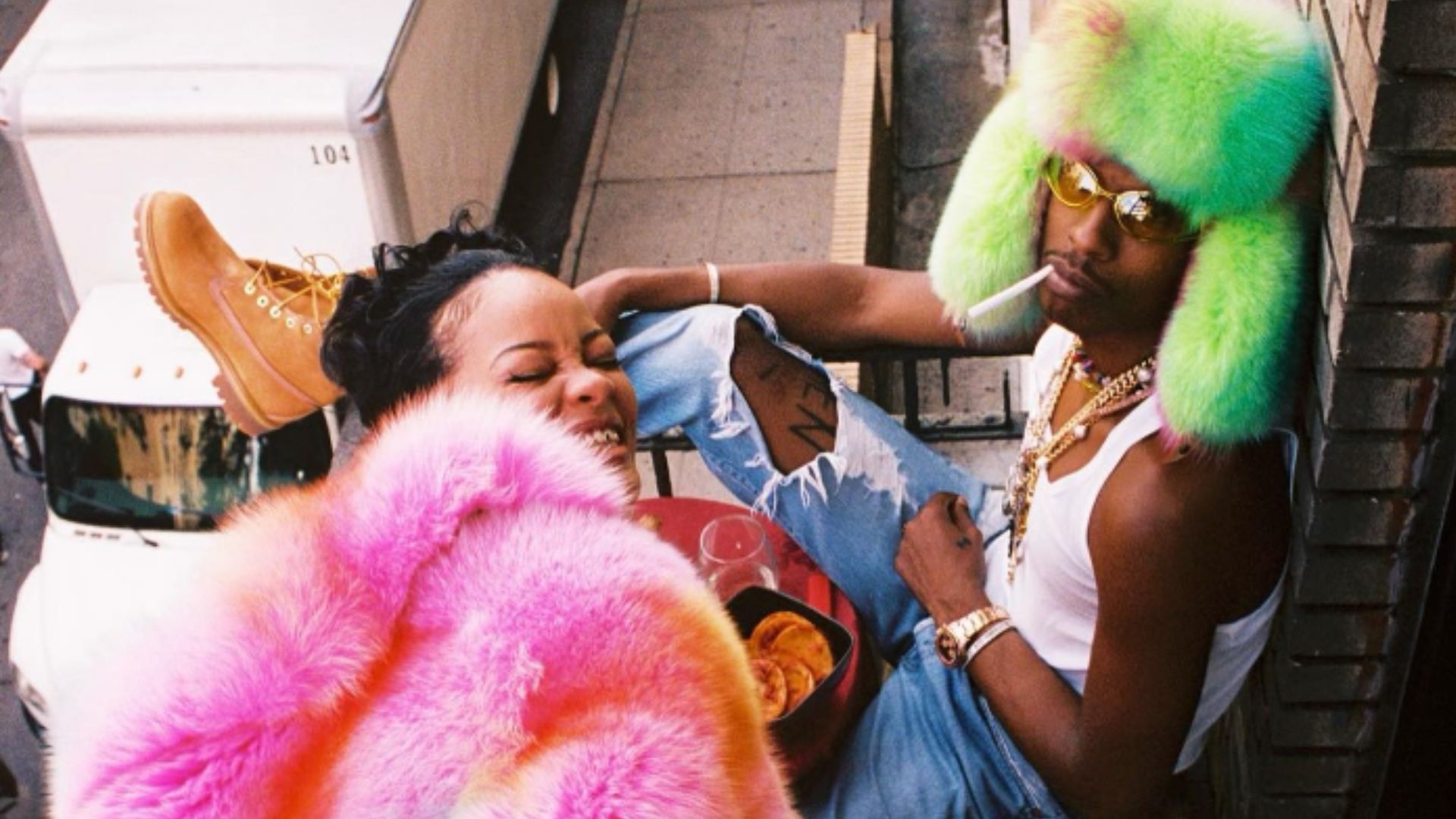 Rihanna e A$AP Rocky (Foto: Reprodução / Instagram)