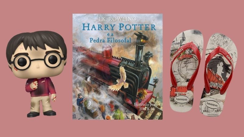 Livros, brinquedos, pijamas e muitos outros itens que os fãs da saga irão amar