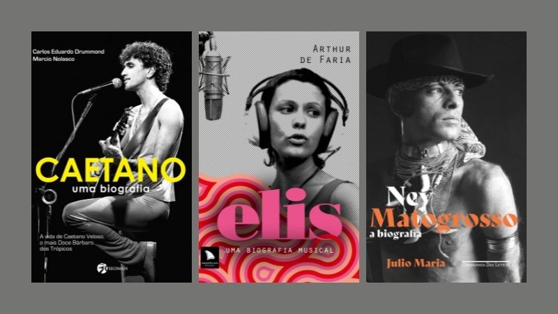 Elis Regina, Ney Matogrosso e outros grandes artistas brasileiros para você conhecer a história por meio de biografias que nos aprofundam em suas histórias