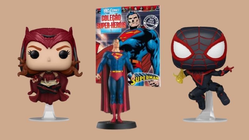 Os grandes fãs dos personagens das HQs irão amar ter esses itens em sua coleção