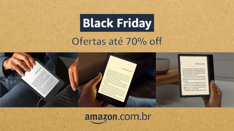 Adquira seu mais novo Kindle com as ofertas incríveis da Black Friday