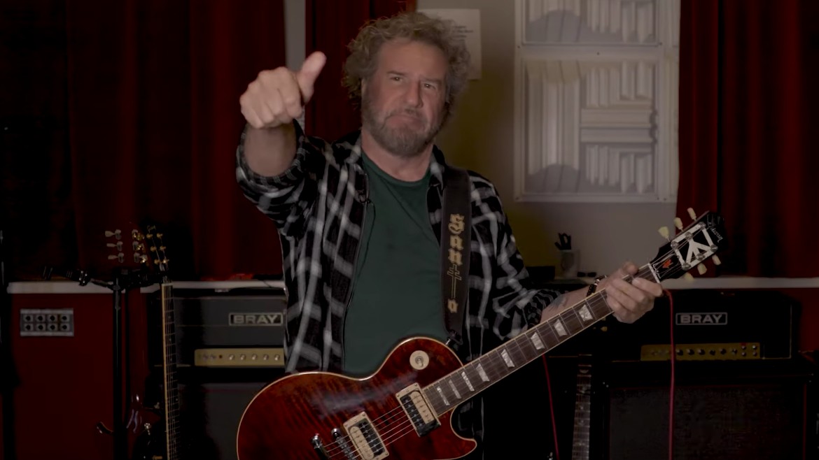 Sammy Hagar no vídeo oficial de cancelamento dos shows na América do Sul (Foto: Reprodução)