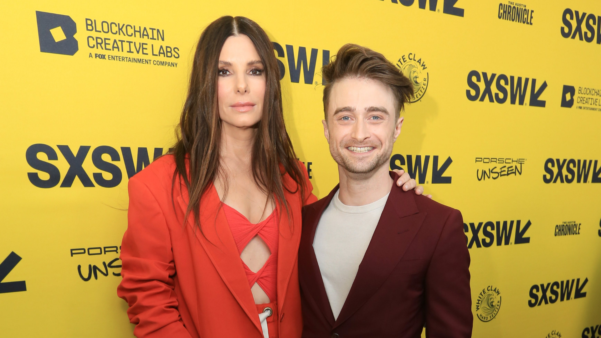 Sandra Bullock e Daniel Radcliffe (Foto: Reprodução / Twitter / The Lost City)