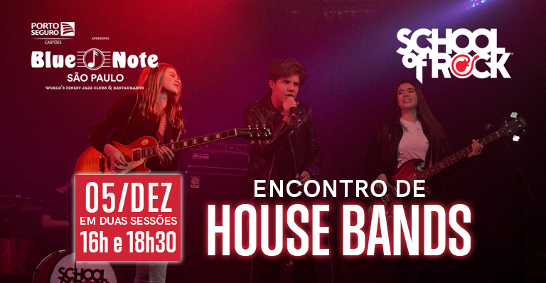 School of Rock e Blue Note proporcionam experiência profissional para os músicos do amanhã