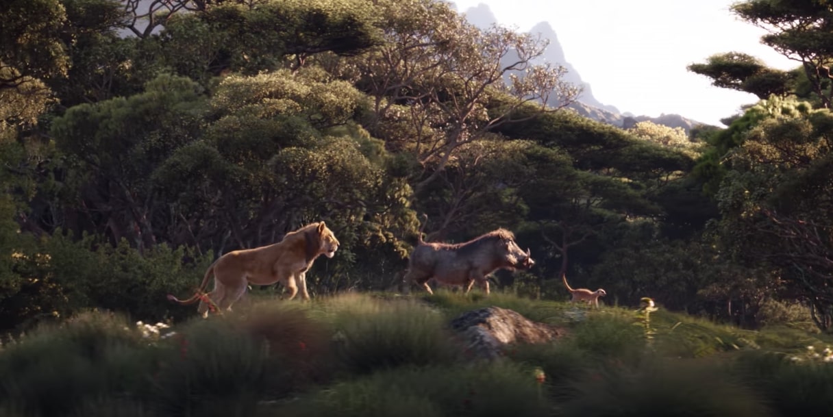 Cena do trailer do remake de Rei Leão (Foto:Reprodução)