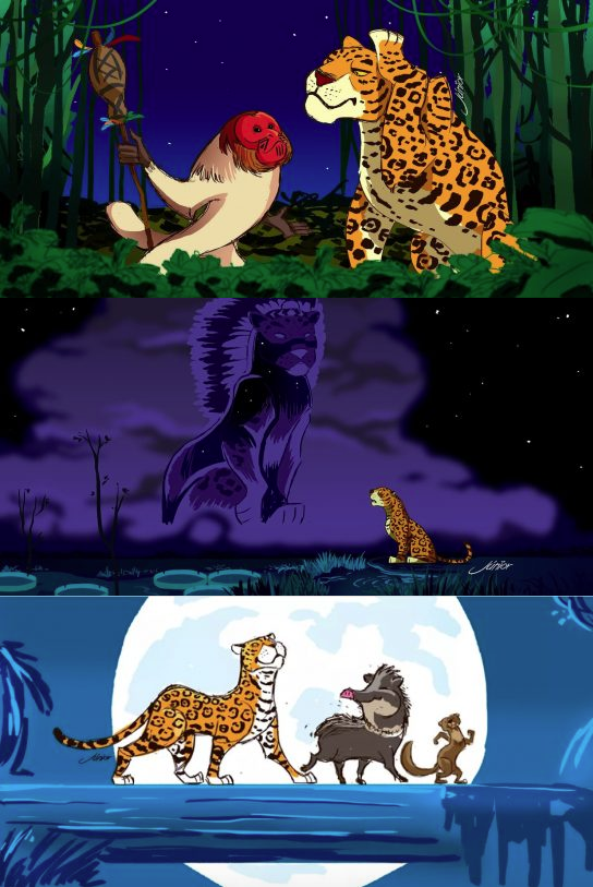 Ilustração O Rei Leão