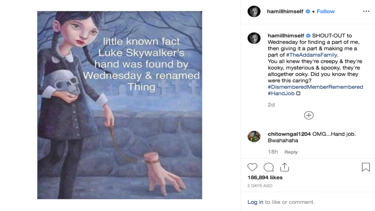 Instagram Mark Hamill