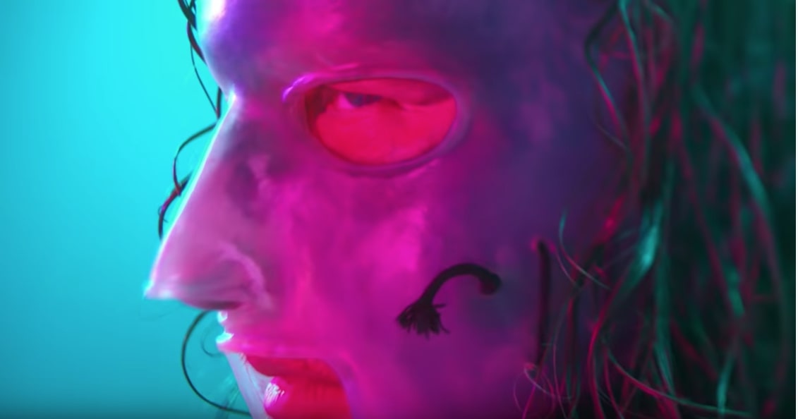 Corey Taylor, vocalista do Slipknot, no clipe de "Nero Forte" (Foto:Reprodução)