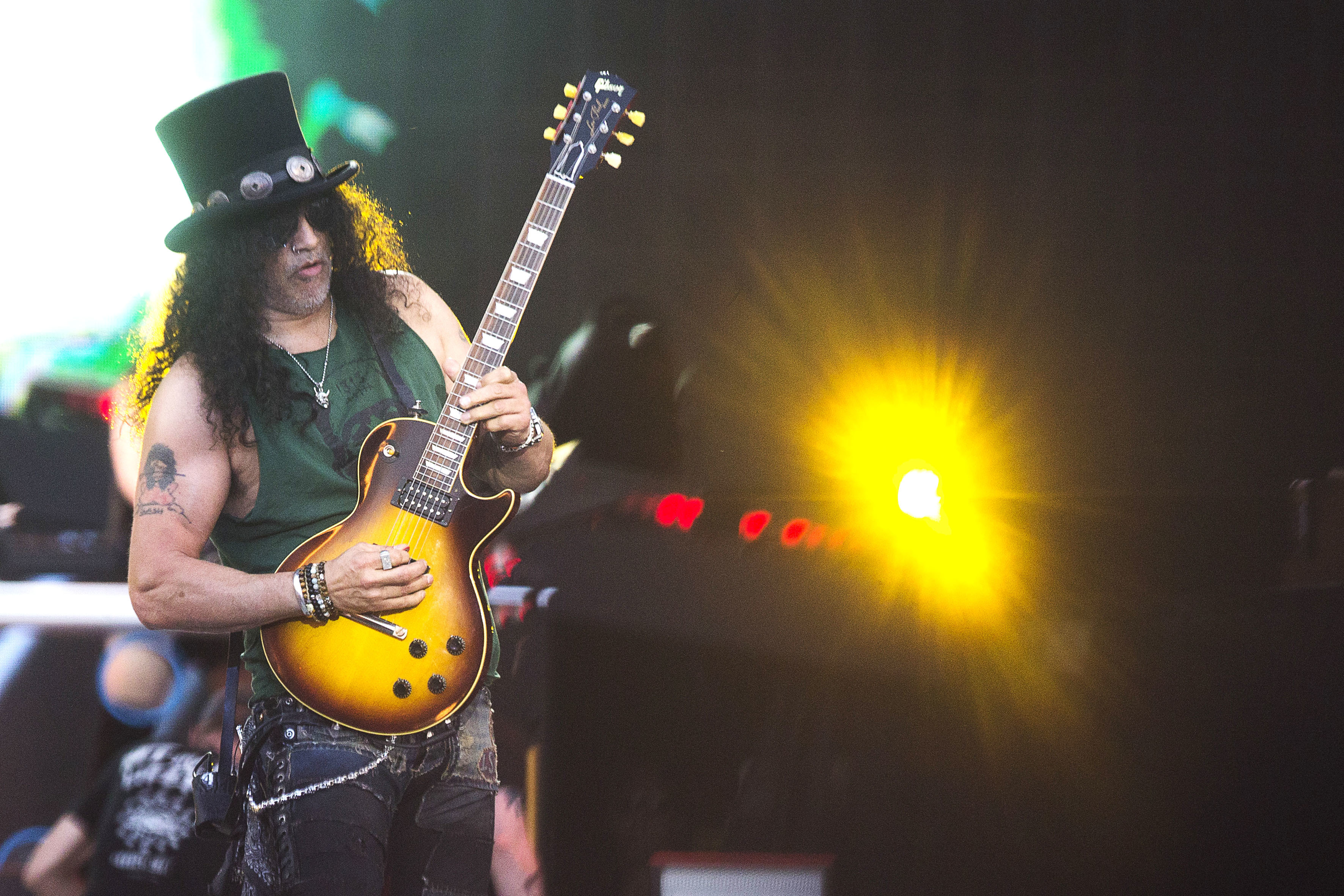 O guitarrista Slash (Foto: DyD Fotografos/AP)