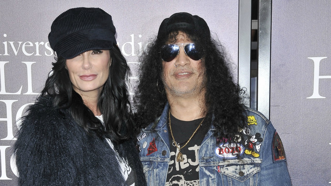 Meegan Hodges e Slash (Foto: Sipa via AP Images)